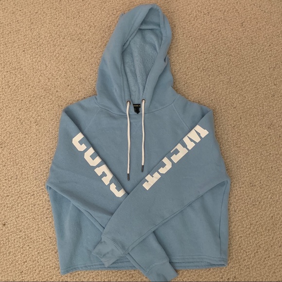 Forever 21 Sweaters - West coast blue hoodie